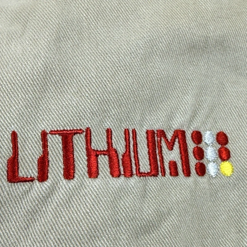 Vintage Lithium Denim Canada Wide Leg Baggy Jeans 33x30 Y2K Skate Rave Carpenter